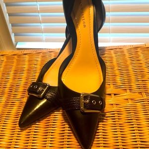 Ann Taylor  Classic Black Leather 7M